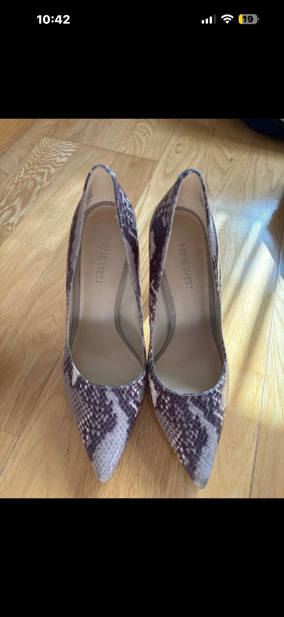 Zapato salón animal print